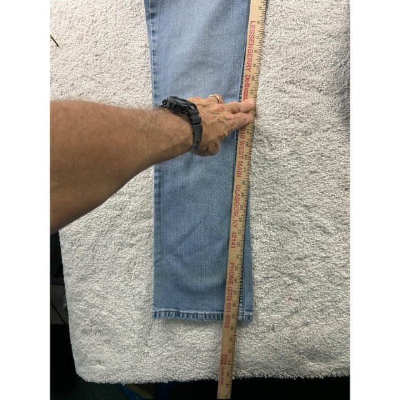 Signature Levi Strauss Jeans Womens 8 Medium Blue Mid Rise Bootcut Denim Pants - Picture 5 of 11